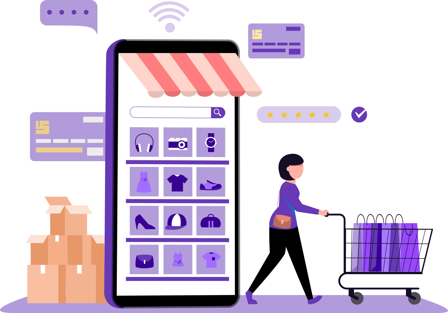 A screenshot of an ecommerce management dashboard