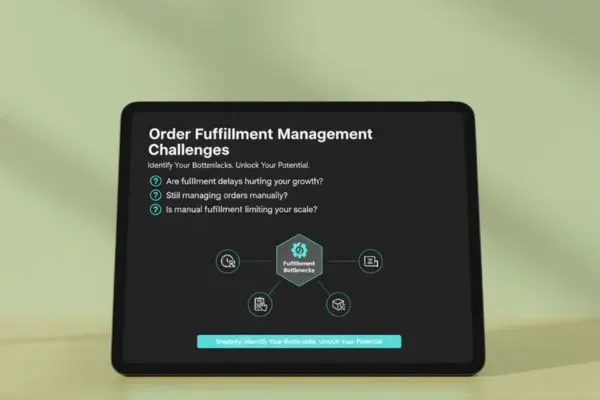 Mobile app showing restoke invoices, surrounded by macarons and accounting branding (myob)