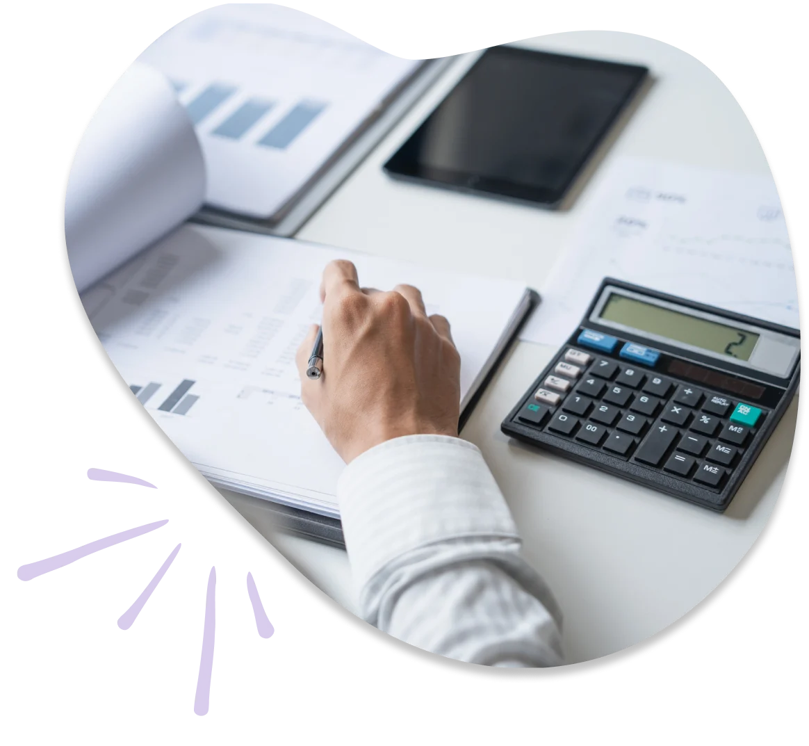 Accounting dashboard screenshot