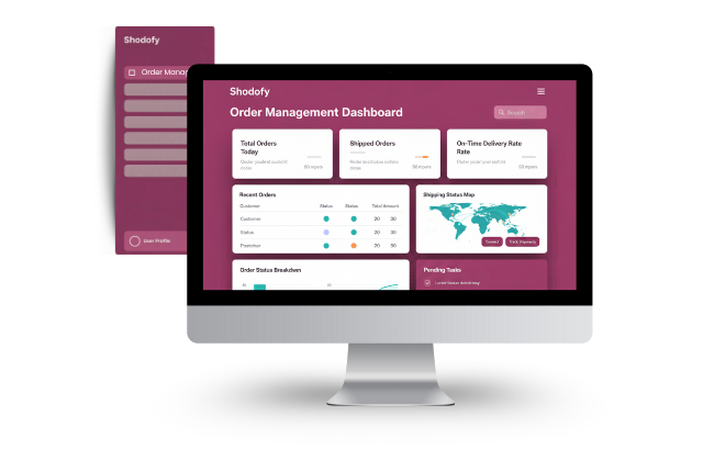 Order Management dashboard screenshot